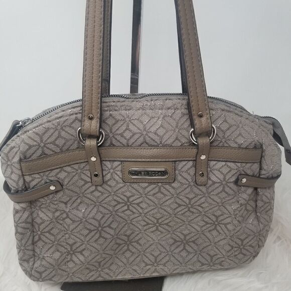 Tyler Bodan Fabric with Faux Leather Trim - Picture 4 of 15